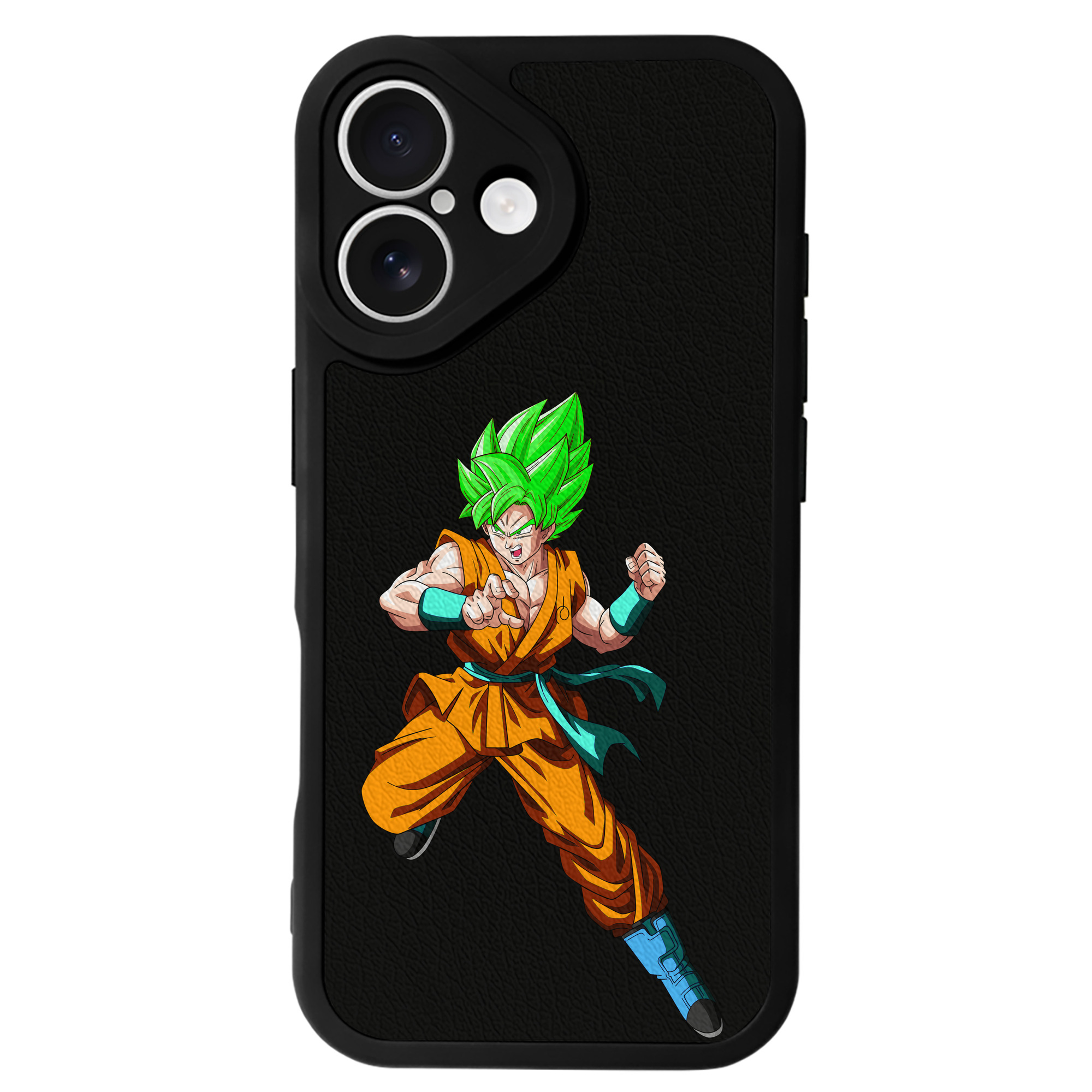 （画像用） ドラゴンボール 孫 悟飯（そんごはん）DRAGON BALL Son Gohan 【iPhone 16シリーズ対応】シリコンスマホケース（レザー調） 材質：シリコン